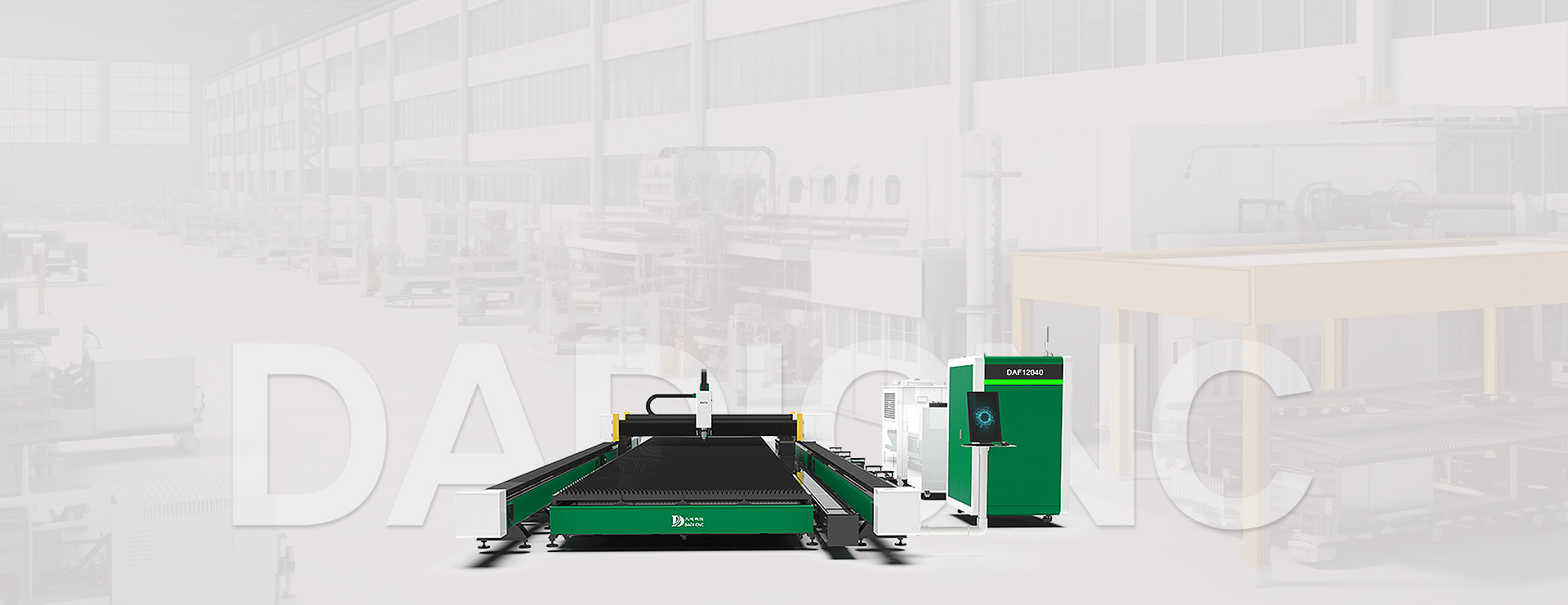 DAF12040 Ground rail laser cutting machine