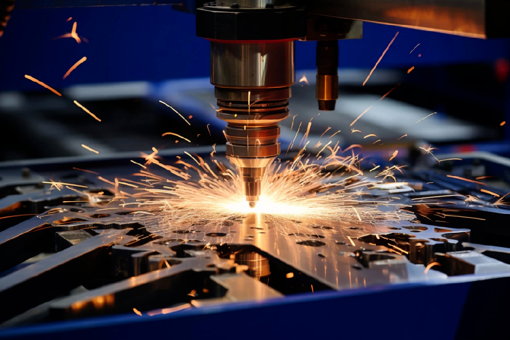 The laser cutting market is 