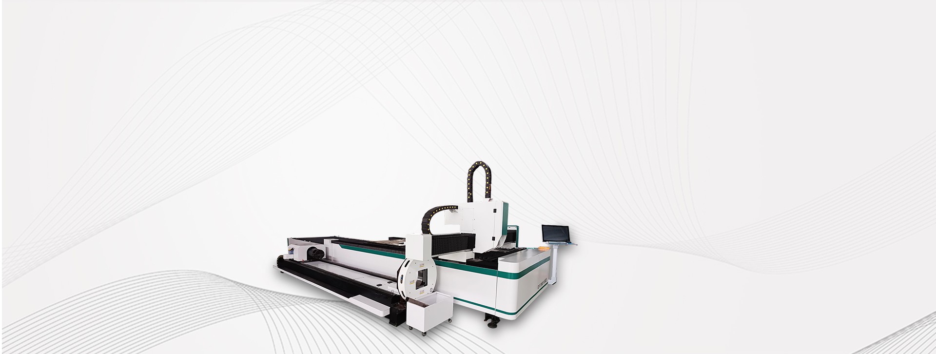 Sheet and pipe integrated laser cutting machine with exchange platform